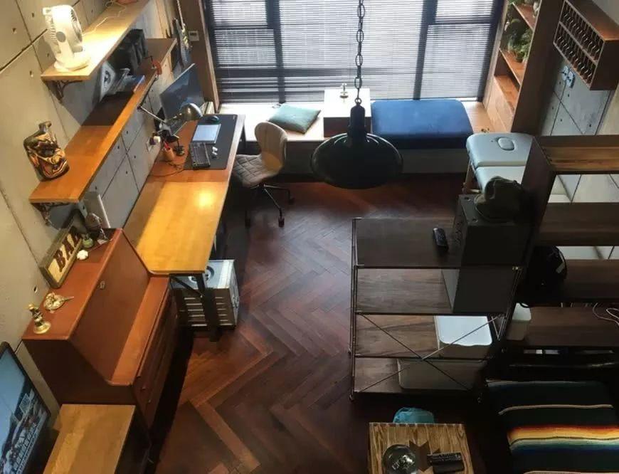 37㎡loft单身公寓，复古工业风，很有个性！